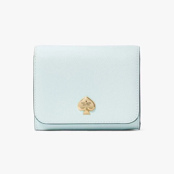 Kate Spade Kayla Small L-Zip Wallet, Hazy Morning - Picture 1 of 5